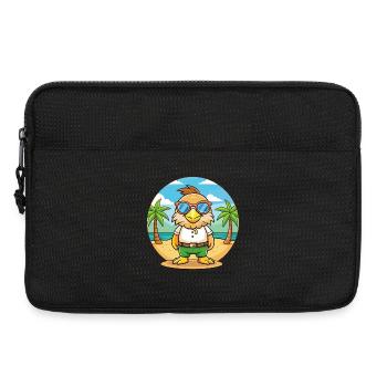 Eagle Funny Cartoon Summer Beach Sunglasses - Laptop bag 13" - black - Front