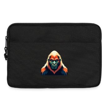 Yeti Zeichentrickfigur Buntes Haustier Tier - Laptoptasche 13" - Schwarz - Vorne