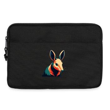 Aardvark Personnage De Dessin Animé Animal De Compagnie Coloré - Sacoche pour ordinateur portable 13 pouces - noir - Devant