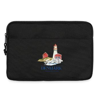 Dänemark Leuchtturm tiny Haus am Meer - Laptoptasche 13" - Schwarz - Vorne