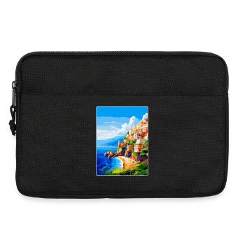 Amalfi Italien Vintage Reiseposter WPA Souvenir - Laptoptasche 13" - Schwarz - Vorne