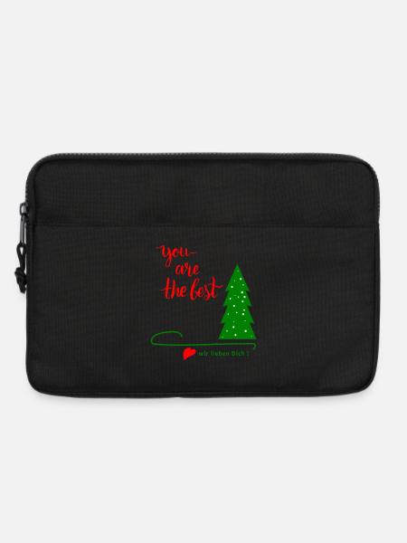 Weihnachten you are the best - Laptoptasche 13" - Schwarz