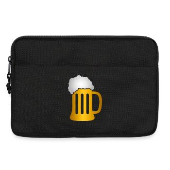 Golden Beer Krug Silhouette - Laptoptasche 13" - Schwarz - Vorne