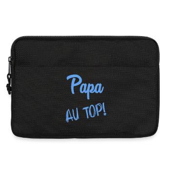 FROHER VATERTAG. PAPA. VATERTAG - Laptoptasche 13" - Schwarz - Vorne
