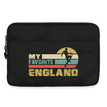 England Fußball Fussball Soccer 2022 - Laptoptasche 13" - Schwarz - Vorne