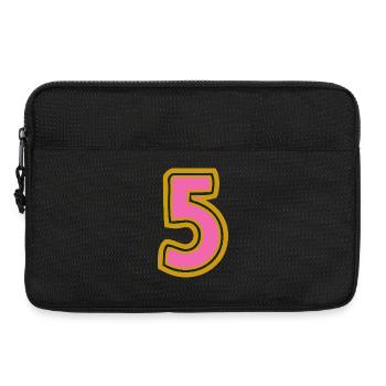 5. 5 ANS. 5e ANNIVERSAIRE. ANNIVERSAIRE 5 ANS - Sacoche pour ordinateur portable 13 pouces - noir - Devant