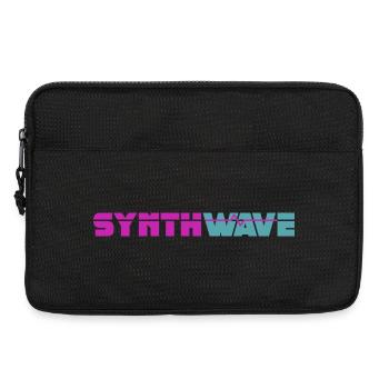 Synthwave - Sacoche pour ordinateur portable 13 pouces - noir - Devant