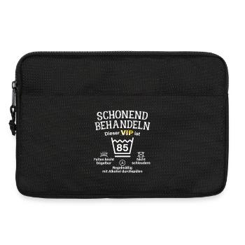 85. Geburtstag Schonend Behandeln 85 VIP ist 85 - Laptoptasche 13" - Schwarz - Vorne