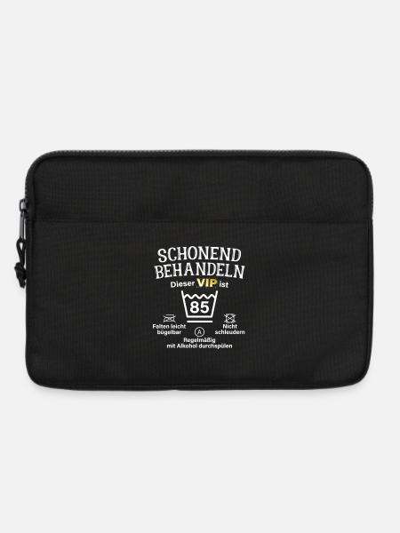 85. Geburtstag Schonend Behandeln 85 VIP ist 85 - Laptoptasche 13" - Schwarz