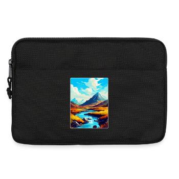 Glencoe Schottland Uk Vintage Reise Poster Souvenir - Laptoptasche 13" - Schwarz - Vorne
