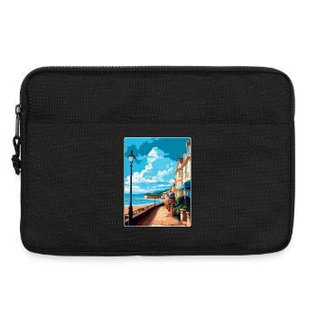 Teignmouth England Uk Travel Poster Souvenir WPA - Laptop bag 13" - black - Front