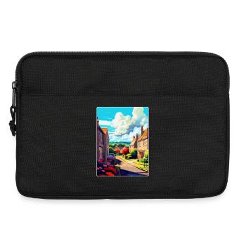 Bathampton England Uk Travel Poster Souvenir WPA - Laptop bag 13" - black - Front