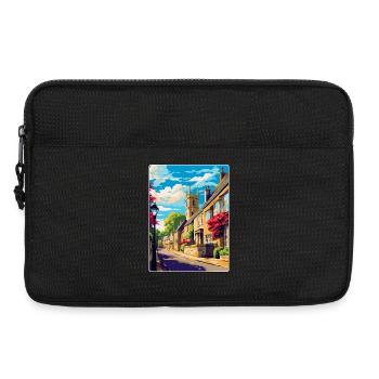 Bourton On The Hill England Uk Reiseposter WPA - Laptoptasche 13" - Schwarz - Vorne