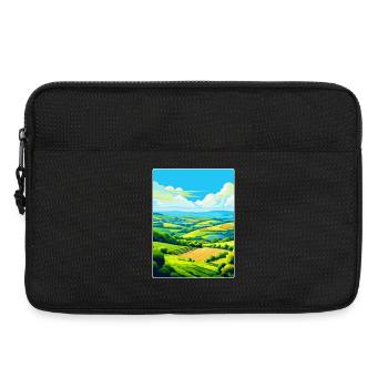 Camel Valley Cornwall England Großbritannien Reiseplakat WPA - Laptoptasche 13" - Schwarz - Vorne