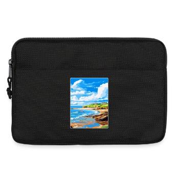 Bude Cornwall, England, Vereinigtes Königreich, Reiseposter, Souvenir - Laptoptasche 13" - Schwarz - Vorne