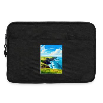 Lizard Peninsula Cornwall England Vereinigtes Königreich Reiseposter - Laptoptasche 13" - Schwarz - Vorne
