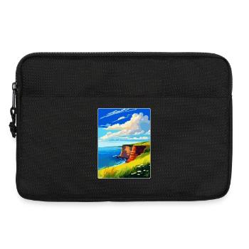 Berry Head Devon Vintage Reiseposter Souvenir - Laptoptasche 13" - Schwarz - Vorne