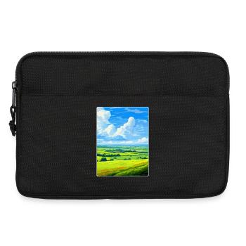 West Wiltshire Downs voyage affiche souvenir WPA - Sacoche pour ordinateur portable 13 pouces - noir - Devant