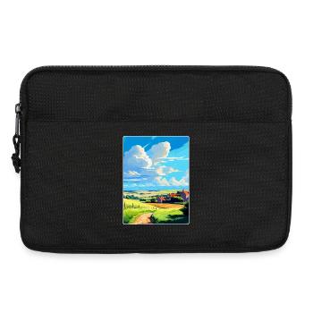 Wylam England Uk Vintage Reise Poster Souvenir - Laptoptasche 13" - Schwarz - Vorne