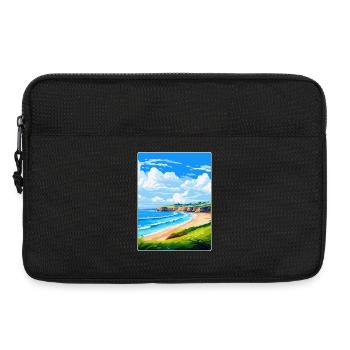 Maenporth Cornwall England Vereinigtes Königreich Reiseposter WPA - Laptoptasche 13" - Schwarz - Vorne