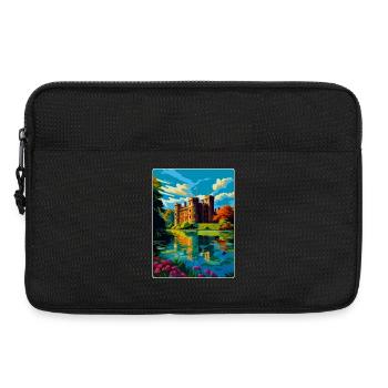 Hever Castle Angleterre Royaume-Uni Affiche de voyage Souvenir WPA - Sacoche pour ordinateur portable 13 pouces - noir - Devant