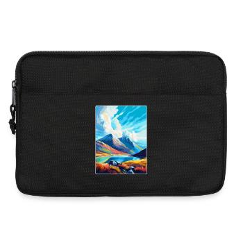 Ben Lomond Schottland Großbritannien Reise Poster Souvenir WPA - Laptoptasche 13" - Schwarz - Vorne