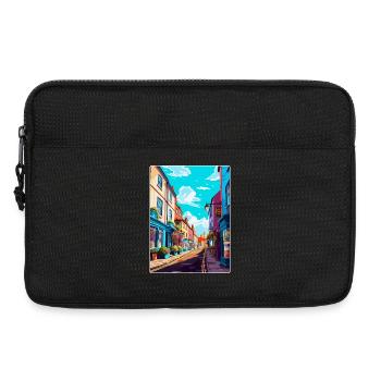 Frome England Uk Vintage Reise Poster Souvenir - Laptoptasche 13" - Schwarz - Vorne