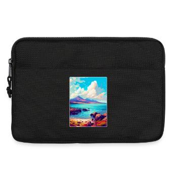Isle Of Arran Schottland Großbritannien Reise Poster Souvenir - Laptoptasche 13" - Schwarz - Vorne
