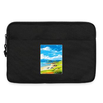 Isle Of Colonsay Schottland Vereinigtes Königreich Reiseposter WPA - Laptoptasche 13" - Schwarz - Vorne