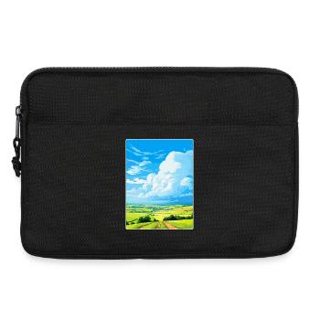 South Downs Vintage Voyage Poster Souvenir WPA - Sacoche pour ordinateur portable 13 pouces - noir - Devant