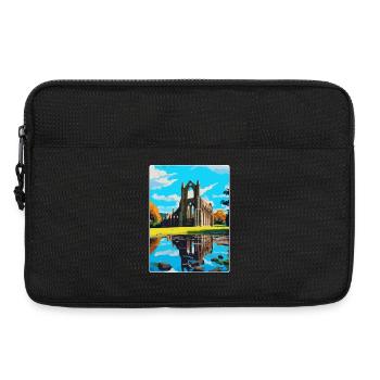 Bolton Abbey England Uk Reise Poster Souvenir WPA - Laptoptasche 13" - Schwarz - Vorne