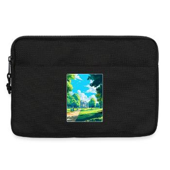 Hyde Park Londres Angleterre Royaume-Uni Affiche de voyage Souvenir - Sacoche pour ordinateur portable 13 pouces - noir - Devant