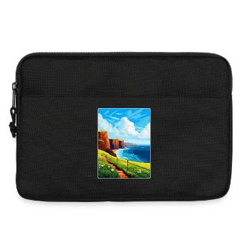 Isle Of Hoy Schottland UK Vintage Reiseposter WPA - Laptoptasche 13" - Schwarz - Vorne
