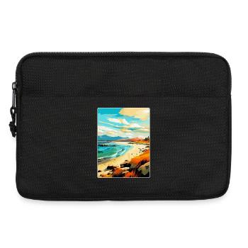 Isle Of Harris Schottland Vereinigtes Königreich Vintage Reiseposter - Laptoptasche 13" - Schwarz - Vorne