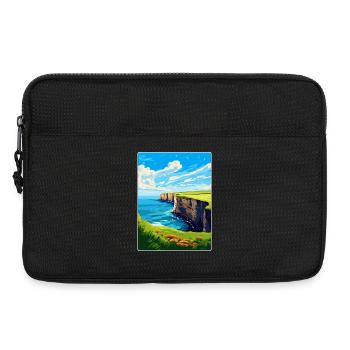 Bempton Cliffs England Uk Vintage Reiseposter - Laptoptasche 13" - Schwarz - Vorne