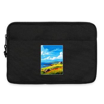 Isle Of Shapinsay Schottland Vereinigtes Königreich Reiseplakat WPA - Laptoptasche 13" - Schwarz - Vorne