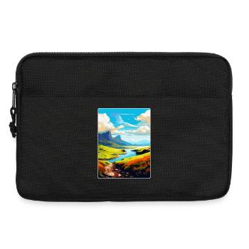Isle Of Skye Schottland UK Vintage Reiseposter WPA - Laptoptasche 13" - Schwarz - Vorne