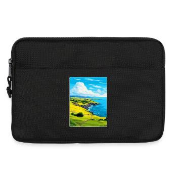 Isle Of Seil Schottland UK Vintage Reiseposter WPA - Laptoptasche 13" - Schwarz - Vorne