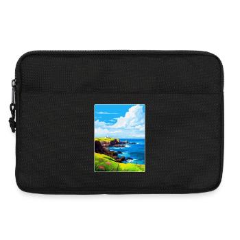 Lizard Point England Uk Vintage Reiseposter WPA - Laptoptasche 13" - Schwarz - Vorne