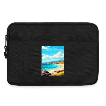 Isle Of Harris Schottland Vereinigtes Königreich Vintage Reiseposter - Laptoptasche 13" - Schwarz - Vorne