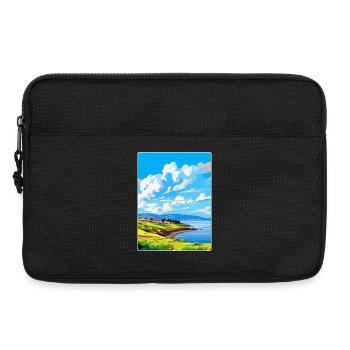 Isle Of Bute Schottland Vereinigtes Königreich Vintage Reiseposter WPA - Laptoptasche 13" - Schwarz - Vorne