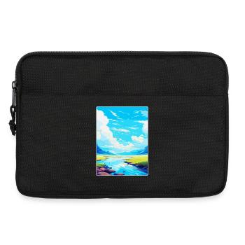 High Cup Nick Cumbria Affiche de voyage vintage WPA - Sacoche pour ordinateur portable 13 pouces - noir - Devant
