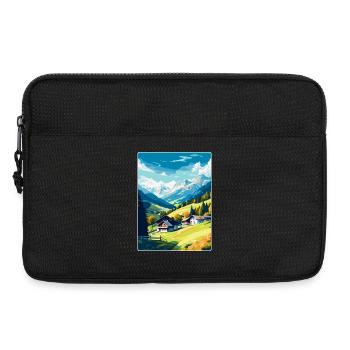 Zell am Ziller Österreich Vintage Reiseposter WPA - Laptoptasche 13" - Schwarz - Vorne