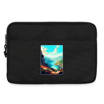 Geres Nationalpark Portugal Vintage Reiseplakat - Laptoptasche 13" - Schwarz - Vorne