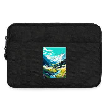 Arosa Suisse Affiche de voyage vintage souvenir - Sacoche pour ordinateur portable 13 pouces - noir - Devant