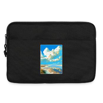 Wattenmeer Niederlande Vintage Reiseposter WPA - Laptoptasche 13" - Schwarz - Vorne