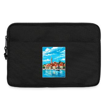 Koper Slowenien Vintage Reiseplakat Souvenir WPA - Laptoptasche 13" - Schwarz - Vorne