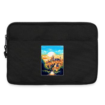 Toledo Spanien Vintage Reiseposter WPA Souvenir - Laptoptasche 13" - Schwarz - Vorne