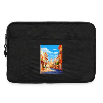 Alicante Espagne Affiche de voyage vintage Souvenir WPA - Sacoche pour ordinateur portable 13 pouces - noir - Devant