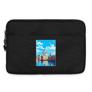 Helsinki Finnland Vintage Reiseplakat Souvenir - Laptoptasche 13" - Schwarz - Vorne